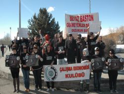 Öğrenciler engelliler için yürüdü